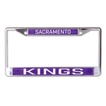 Sacramento Kings GLITTER Lic Plt Frame S/L Printed