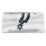 San Antonio Spurs SILVER Specialty Acrylic License Plate