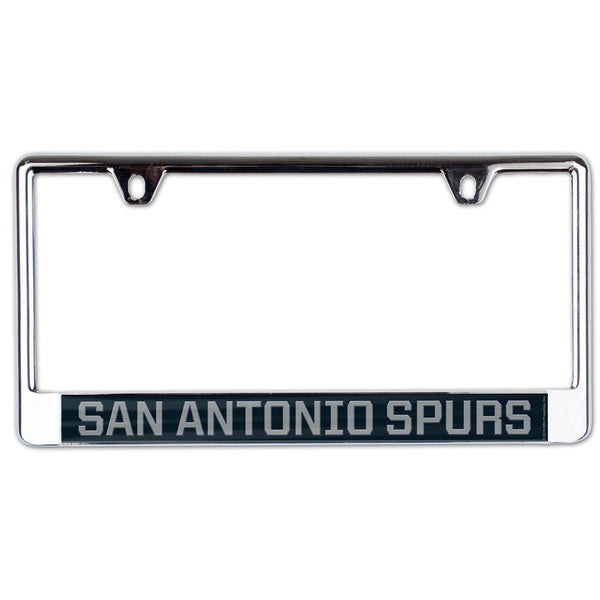 San Antonio Spurs Lic Plate Frame B/O Printed