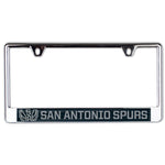 San Antonio Spurs MEGA Lic Plate Frame B/O Printed