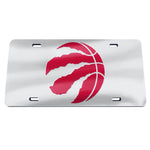 Toronto Raptors SILVER Specialty Acrylic License Plate