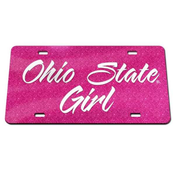 Wholesale-Ohio State Buckeyes Specialty Acrylic License Plate