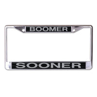 Wholesale-Oklahoma Sooners Lic Plt Frame S/L Printed