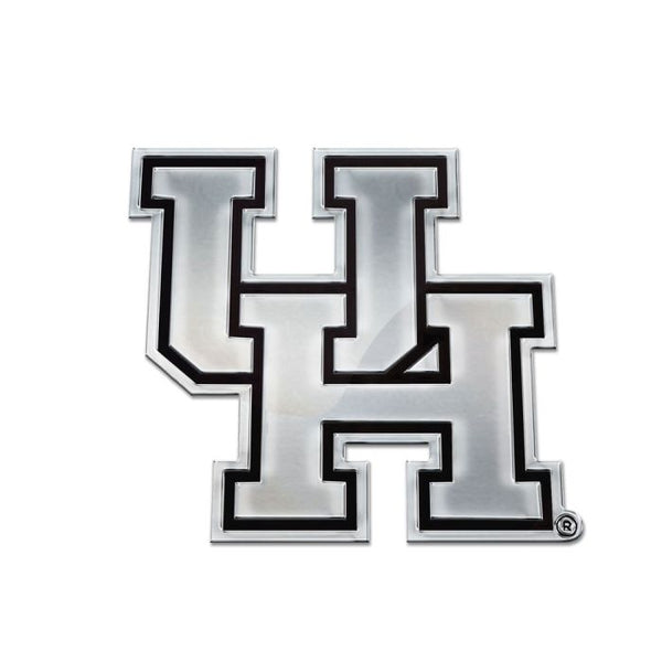 Wholesale-Houston Cougars Chrome Free Form Auto Emblem