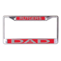 Wholesale-Rutgers Scarlet Knights Lic Plt Frame S/L Printed