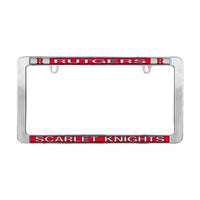 Wholesale-Rutgers Scarlet Knights Lic Plt Frame Metal Thin Rim Value