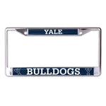 Wholesale-Yale Bulldogs MEGA Lic Plt Frame S/L Printed