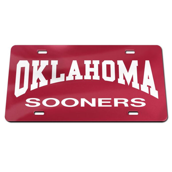 Wholesale-Oklahoma Sooners Acrylic Classic License Plates