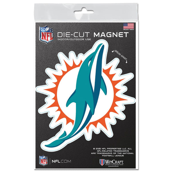 Miami Dolphins Outdoor Magnets 3" x 5"