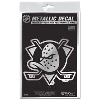 Anaheim Ducks Decal Metallic 3" x 5"