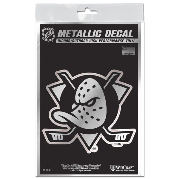 Anaheim Ducks Decal Metallic 3" x 5"