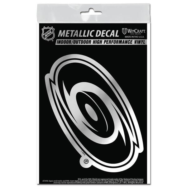 Carolina Hurricanes Decal Metallic 3" x 5"