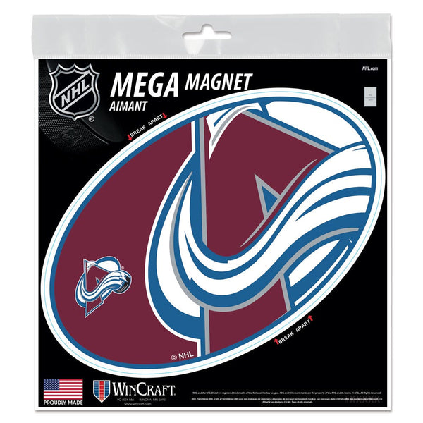 Colorado Avalanche MEGA Outdoor Magnets 6" x 6"