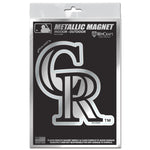 Colorado Rockies Metallic Magnets 3" x 5"