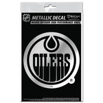 Edmonton Oilers Decal Metallic 3" x 5"