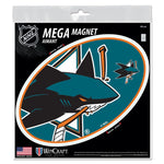 San Jose Sharks MEGA Outdoor Magnets 6" x 6"