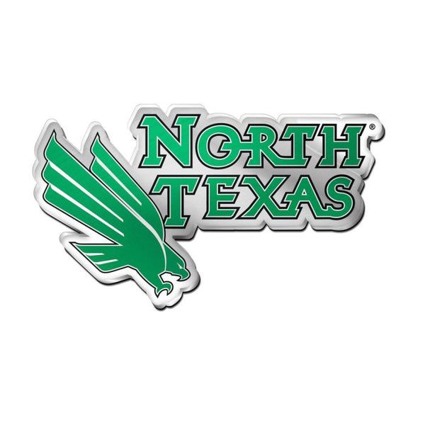 Wholesale-North Texas Mean Green Acrylic Auto Emblem