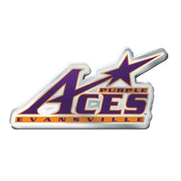 Wholesale-Evansville Purple Aces Acrylic Auto Emblem