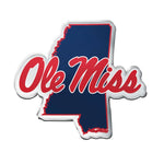 Wholesale-Ole Miss Rebels STATE Acrylic Auto Emblem