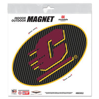 Wholesale-Central Michigan Chippewas CARBON Outdoor Magnets 6" x 6"