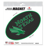 Wholesale-North Texas Mean Green CARBON Outdoor Magnets 6" x 6"