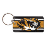Missouri Tigers STRIPES Keychain Rectangle