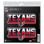 Houston Texans All Surface Decal 6" x 6"