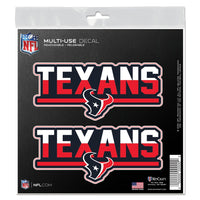 Houston Texans All Surface Decal 6" x 6"
