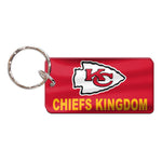 Kansas City Chiefs Keychain Rectangle
