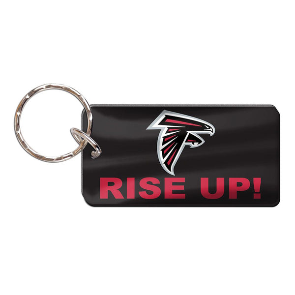 Atlanta Falcons SLOGAN Keychain Rectangle