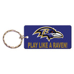 Baltimore Ravens SLOGAN Keychain Rectangle