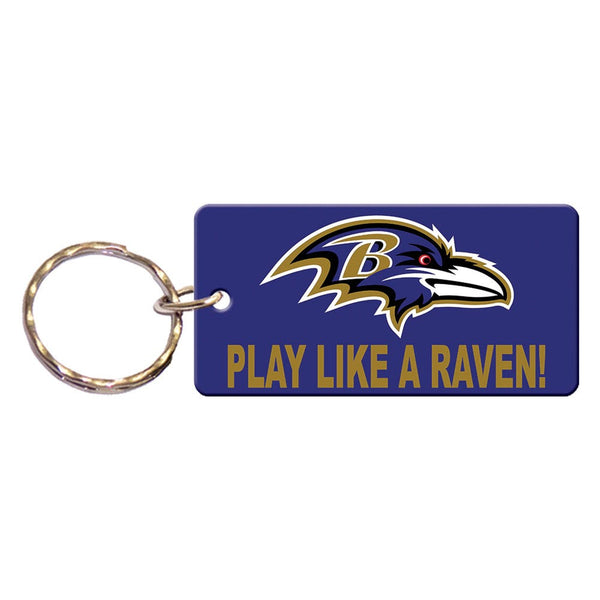 Baltimore Ravens SLOGAN Keychain Rectangle