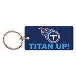 Tennessee Titans SLOGAN Keychain Rectangle