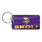 Minnesota Vikings SLOGAN Keychain Rectangle