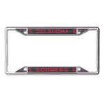 Wholesale-Oklahoma Sooners CARBON Lic Plt Frame S/S Printed