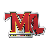 Maryland Terrapins STATE Acrylic Auto Emblem