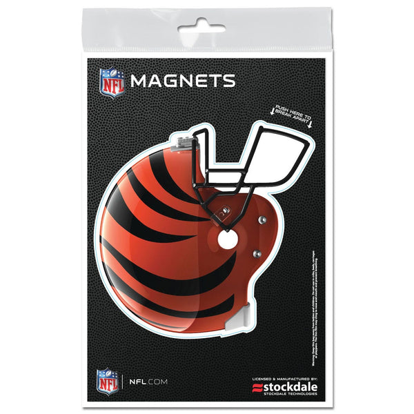Cincinnati Bengals HELMET Outdoor Magnets 3" x 5"