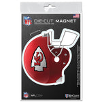 Kansas City Chiefs HELMET Outdoor Magnets 3" x 5"