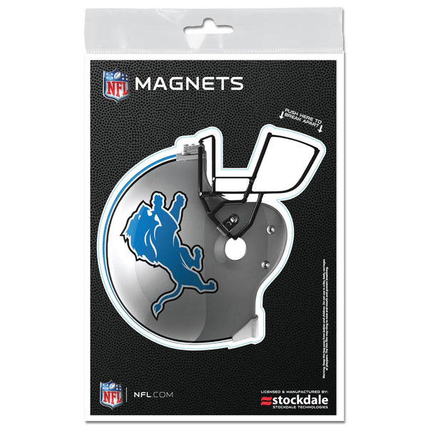 Detroit Lions HELMET Outdoor Magnets 3" x 5"