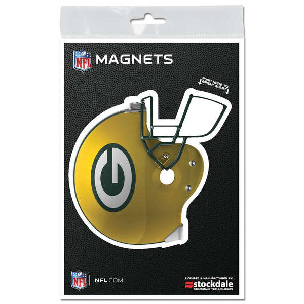 Green Bay Packers HELMET Outdoor Magnets 3" x 5"