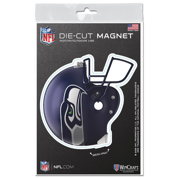 Seattle Seahawks HELMET Outdoor Magnets 3" x 5"