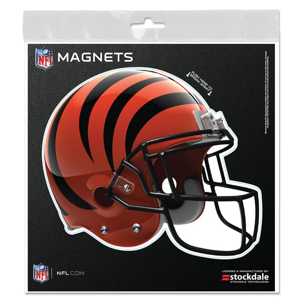Cincinnati Bengals HELMET Outdoor Magnets 6" x 6"