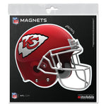 Kansas City Chiefs HELMET Outdoor Magnets 6" x 6"