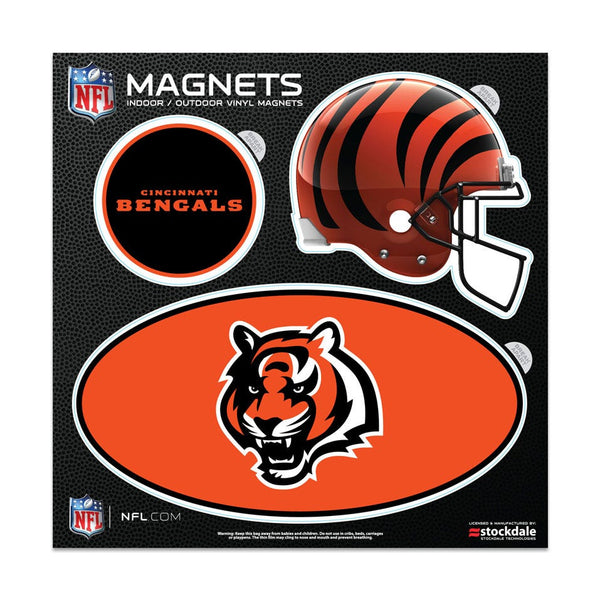 Cincinnati Bengals Outdoor Magnets 6" x 6"