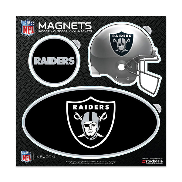 Las Vegas Raiders Outdoor Magnets 6" x 6"