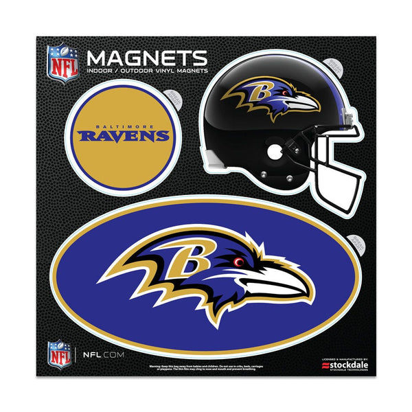 Baltimore Ravens Outdoor Magnets 6" x 6"