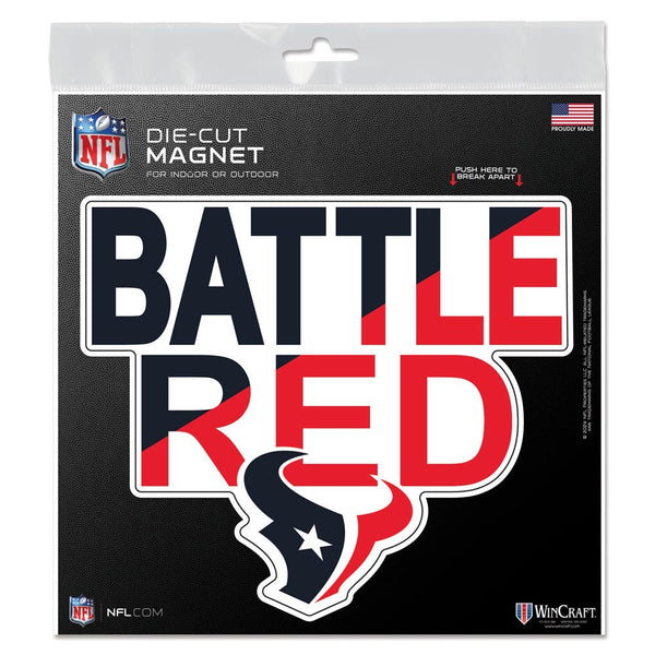 Houston Texans Outdoor Magnets 6" x 6"