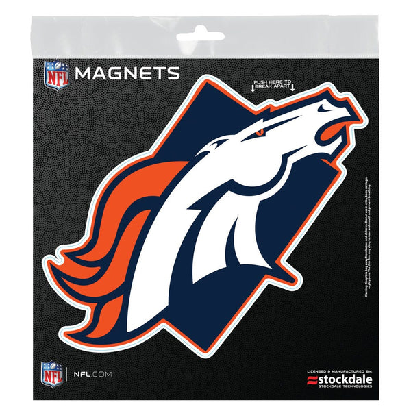 Denver Broncos STATE Outdoor Magnets 6" x 6"
