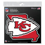 Kansas City Chiefs STATE Outdoor Magnets 6" x 6"