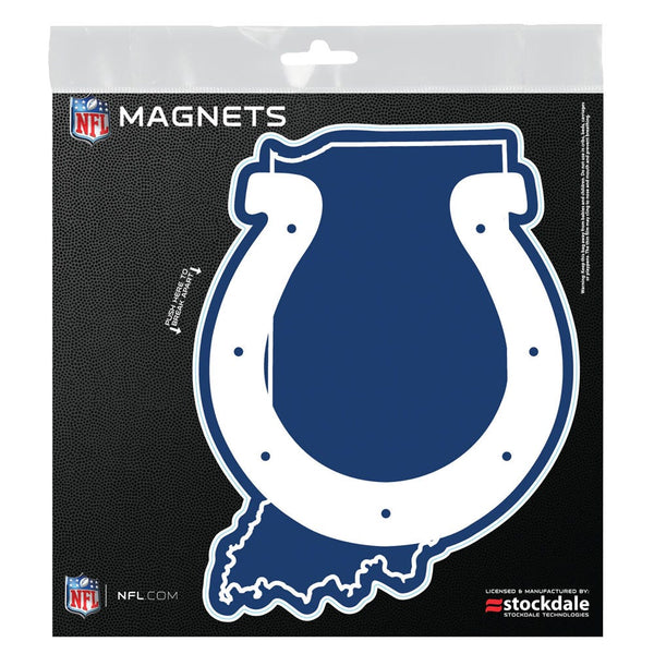 Indianapolis Colts STATE Outdoor Magnets 6" x 6"